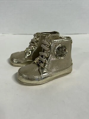 Zapatillas Michael Kors Baby Ana Gold Talla 3 Foto 1 de 4