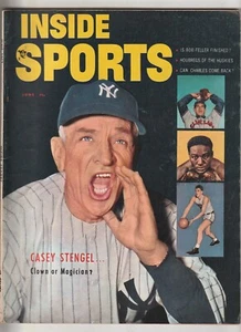 June 1953 Inside Sports Baseball Magazine---Casey Stengel    Good - Picture 1 of 3