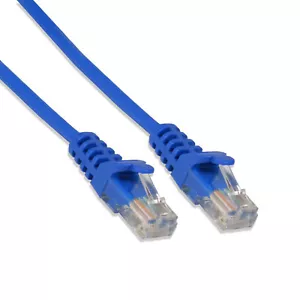 15ft Cat6 Cable Ethernet Lan Network RJ45 Patch Cord Internet Blue (50 Pack) - Picture 1 of 3