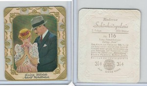 G14-15-2a Garbaty, Modern Beauties, Brown, 1937, #116 Luise Ullrich