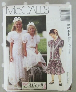 McCalls Schnittmuster 6944 Mädchen Kleid/Brautjungfernkleid CF 4,5,6 - Nähen Biene - Bild 1 von 2