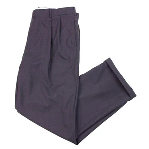 Brooks Brothers Country Club Mens 39 x 31 Charcoal Gray 100% Wool Dress Pants - Picture 1 of 9