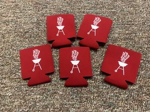 Coca-Cola Coke 12 oz Can Koozie Brand New Grill Cookout BBQ Lot of 5 - Picture 1 of 5