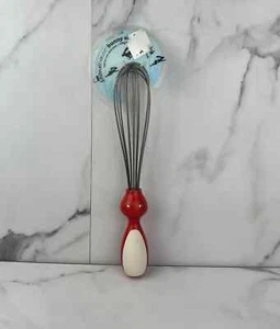 Animal House Red Bunny Silicone Whisk Kitchen Mixing Baking Cooking Utensil - Picture 1 of 3