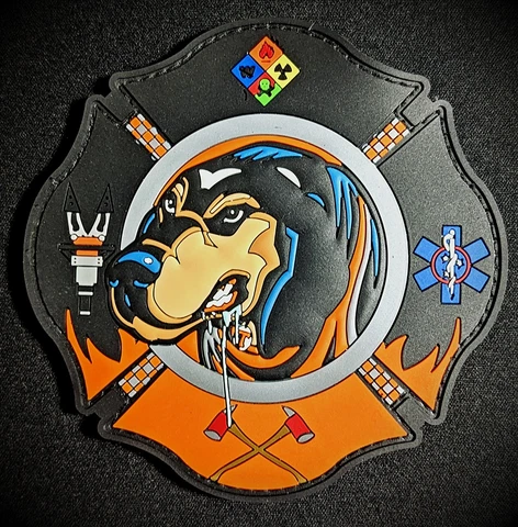 The University of Tennessee Firefighter Morale Patch  Smokey Cover