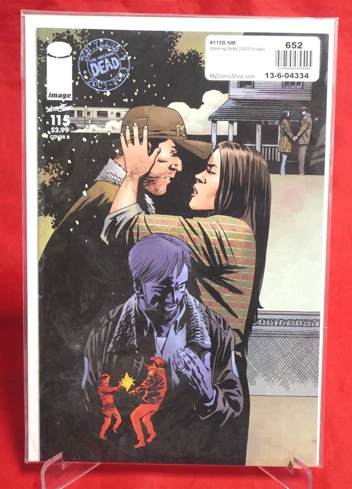 Cómics con imagen de portada de The Walking Dead edición #115 en bolsa embolsado Foto 1 de 1