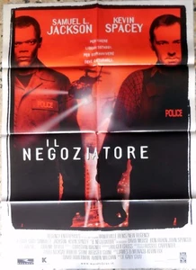 manifesto movie poster 2f IL NEGOZIATORE JACKSON SPACEY NEGOTIATOR CINEMA - Imagen 1 de 1