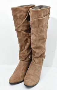 Botas de tacón alto occidentales de gamuza holgadas DIESEL Hubsch talla 7,5 EE. UU. - Imagen 1 de 8