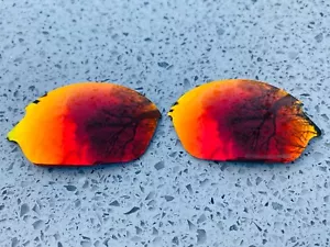 Gravé Polarisé Feu Rouge Personnalisé Miroir de Rechange Oakley Romeo 2.0 Verres - Bild 1 von 3