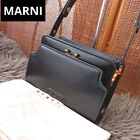 Marni Shoulder Bag  Ladies Marni Shiny Leather Bag Trunk Reverse Used From Japan