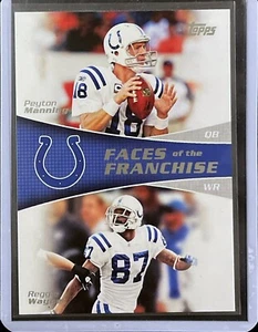 Peyton Manning / Reggie Wayne - 2011 Topps Football - Faces of the Franchise  - Bild 1 von 1