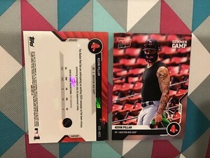 #463 Kevin Pillar red Sox 2020 Topps Now Summer Camp Edition Road to Opening Day