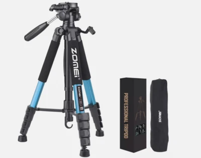 ZOMEI 74inch Q-188 Travel Aluminium Tripod Monopod&Ball Head For DSLR Camera  - Image 1 of 4