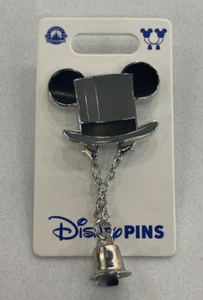 Disney Parks Mickey Mouse Wedding Love Groom Hat Bell Magnet Pin New with Card - Picture 1 of 3