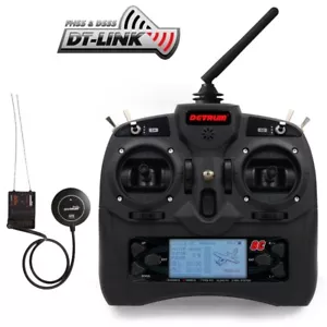 Detrum GAVIN-8C Trasmettitore RC 8CH con Ricevitore Telemetria GPS Autopilota SR86A-G - Foto 1 di 12