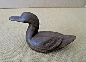 Ironwood Duck Figurine Hand Carved 5.5" Vintage  AZ1 - Picture 1 of 10