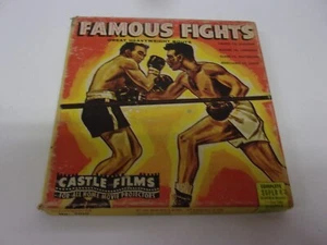Castle Films Super 8 B/W Famous Fights No. 3010 Valdes VS Jackson, Moore VS Joh - Picture 1 of 6
