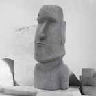 Osterinsel Moai Rapa Nui Tiki Deko Figur Gartenfigur Skulptur Kopf Grau 78 cm
