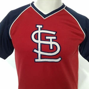 TRUE FAN Genuine Merchandise Youth Boys 12-14 ST. LOUIS CARDINALS JERSEY Red STL - Picture 1 of 12