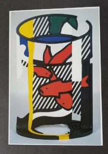 Roy Lichtenstein "Goldfish Bowl" II Mounted off-set Color Lithograph 1983 - Picture 1 of 5