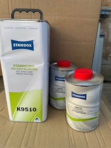 Standox VOC Easy Lacquer Pack 5lt K9510 2 x 1lt VOC Easy Hardener 20-30 - Picture 1 of 1