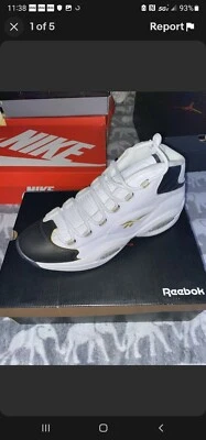 Size 11- Reebok Question Mid Respect My Shine 2020 - Image 1 of 4