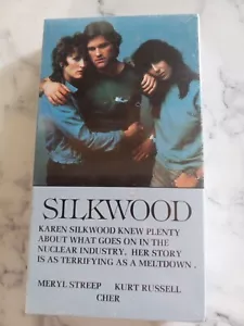 Silkwood (VHS, 1983) Meryl Streep, Kurt Russell, Cher NEW SEALED - Picture 1 of 5