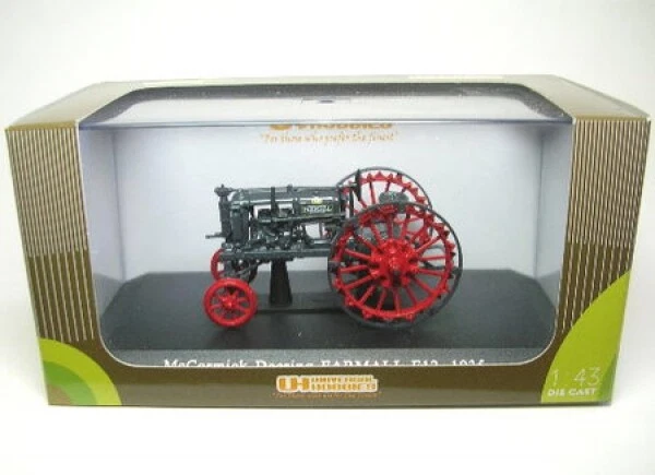 McCormick Deering Farmall F12 (Grigio) 1935 1:43 Universal Hobbies - Immagine 1 di 1
