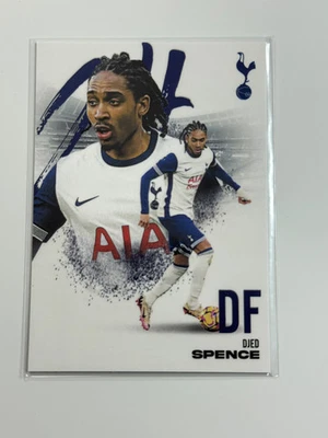 2024-25 Futera FX Tottenham Base Blue #08 Djed Spence 04/10 - Image 1 of 2
