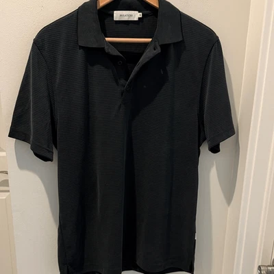 Bugatchi Octavio Men's Black Polo Shirt NEW size medium - Image 1 of 4