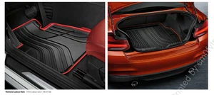 NEW GENUINE BMW 2 SERIES F22 ALL WEATHER RUBBER MAT PROTECTION SET F22MAT - Picture 1 of 2