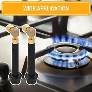 Quemadores piloto universales de gama de wok de 2 piezas con conexión de montaje de codo de 1/4 de pulgada - Imagen 1 de 9