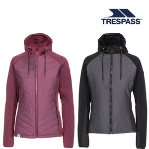 Trespass Damen Langarm Reißverschluss Hoodie Gym Top Active Workout Grace - Bild 1 von 5