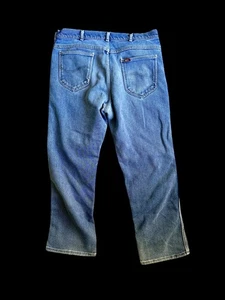 Vintage 70s Lee Riders Jeans 32x27 USA Union Made Distressed Short - Bild 1 von 9