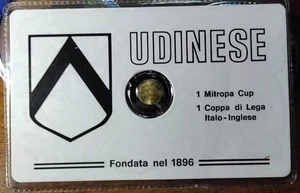 Moneta in oro Udinese con card NUOVA - Picture 1 of 2