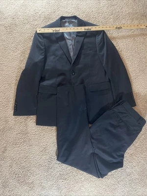 Traje para hombre Perry Ellis - 38S azul marino (traje 3) Foto 1 de 4