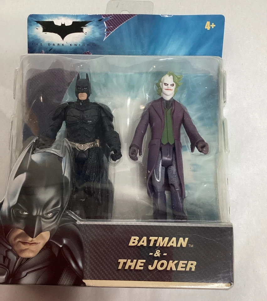 2008 Batman VS Joker The Dark Knight Movie Mattel 4 Inch Action Figures