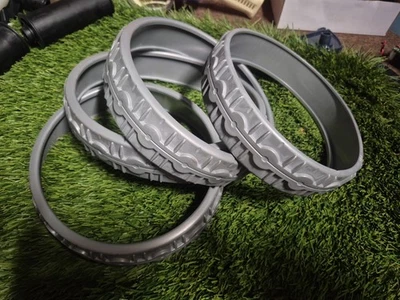 4x Tires, OEM Zodiac Polaris 9400/9450/9550, Alpha IQ, VRX IQ Gray (C145) - Image 1 of 4