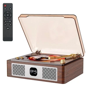 Great bargain! Retro record player CD player music listening dust cover - Picture 1 of 6