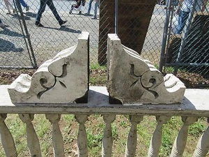 PAAR wunderschöne um 1870 VIKTORIANISCHE ausgeschnittene Lebkuchen KORBEL Klammern 13" x 11 x 5,25 - Bild 1 von 9