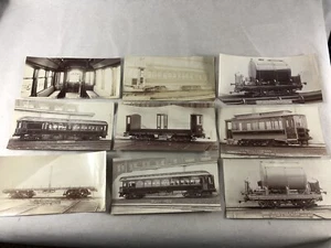 Antiguo J.G Brill Co. Fotos de pedido de vagones de tren en lino - Imagen 1 de 24