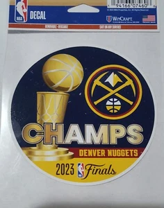DENVER NUGGETS CHAMPION AUFKLEBER ~ NEU ~ NBA MERCHANDISE - Bild 1 von 3