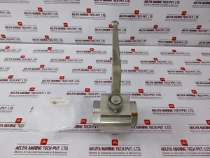 MHA MKHP420-DN40 2-Way Ball Valve PN420 1-1/2 Inch NPT-F-5000PSI - Picture 1 of 11