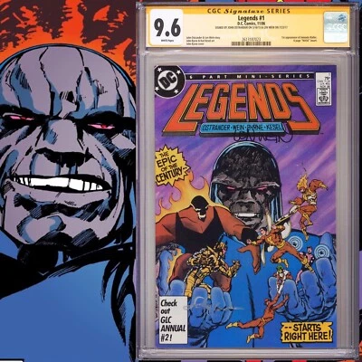CGC 9.6 SS Legends #1 signed by Ostrander & Wein 1st Amanda Waller JLA 1986 - Image 1 of 2