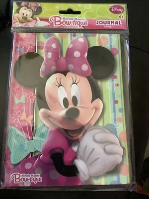 Disney Minnie Mouse Bow-tique Forty Page Journal~ New Children’s Journal 7” X 5” - Image 1 of 3
