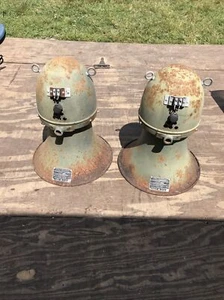 Military Radio LoudSpeaker Rat Rod Headlight Bucket Hot Rod Navy Ship Vintage - Picture 1 of 10