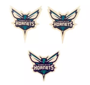 3 Stück Charlotte Hornets Basketball NBA Aufkleber 2,5" Team Logo KOSTENLOSER VERSAND 🚚 - Bild 1 von 2