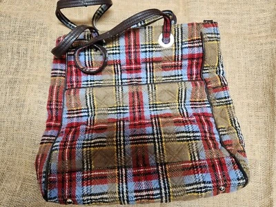 VERA BRADLEY Bolso Cartera de Lana a Cuadros HIGHLANDS Foto 1 de 4