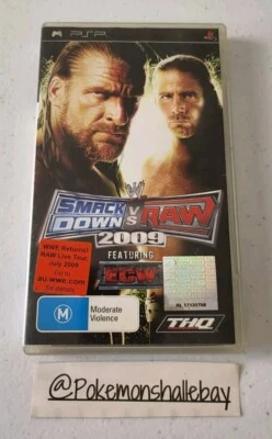 Smackdown Vs Raw 2009 - Sony PlayStation Portable (PSP) *W/ Manual* - Image 1 of 3