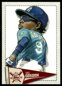 2019 Topps Big League Star Caricature Reproductions Dee Gordon Seattle Mariners - Picture 1 of 2